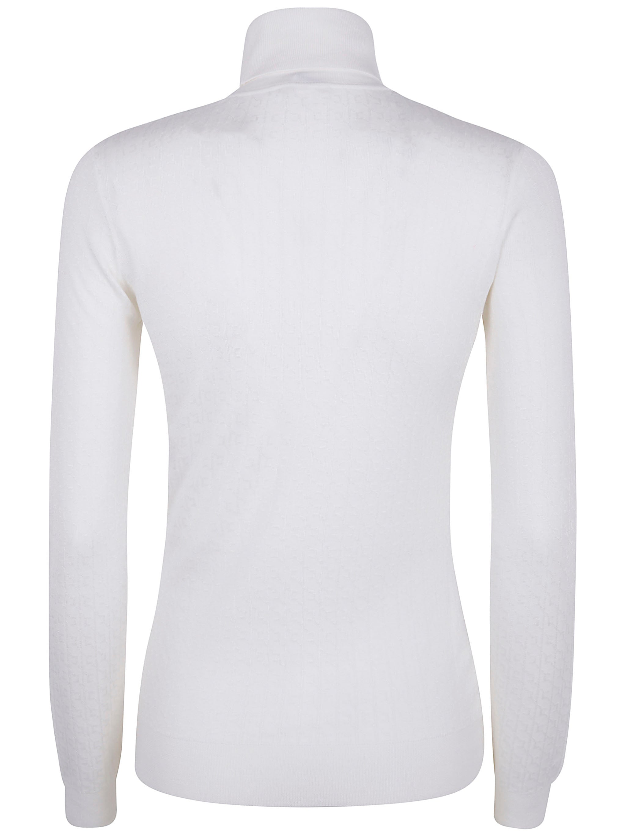 TURTLENECK SWEATER WITH LOGO Elisabetta Franchi