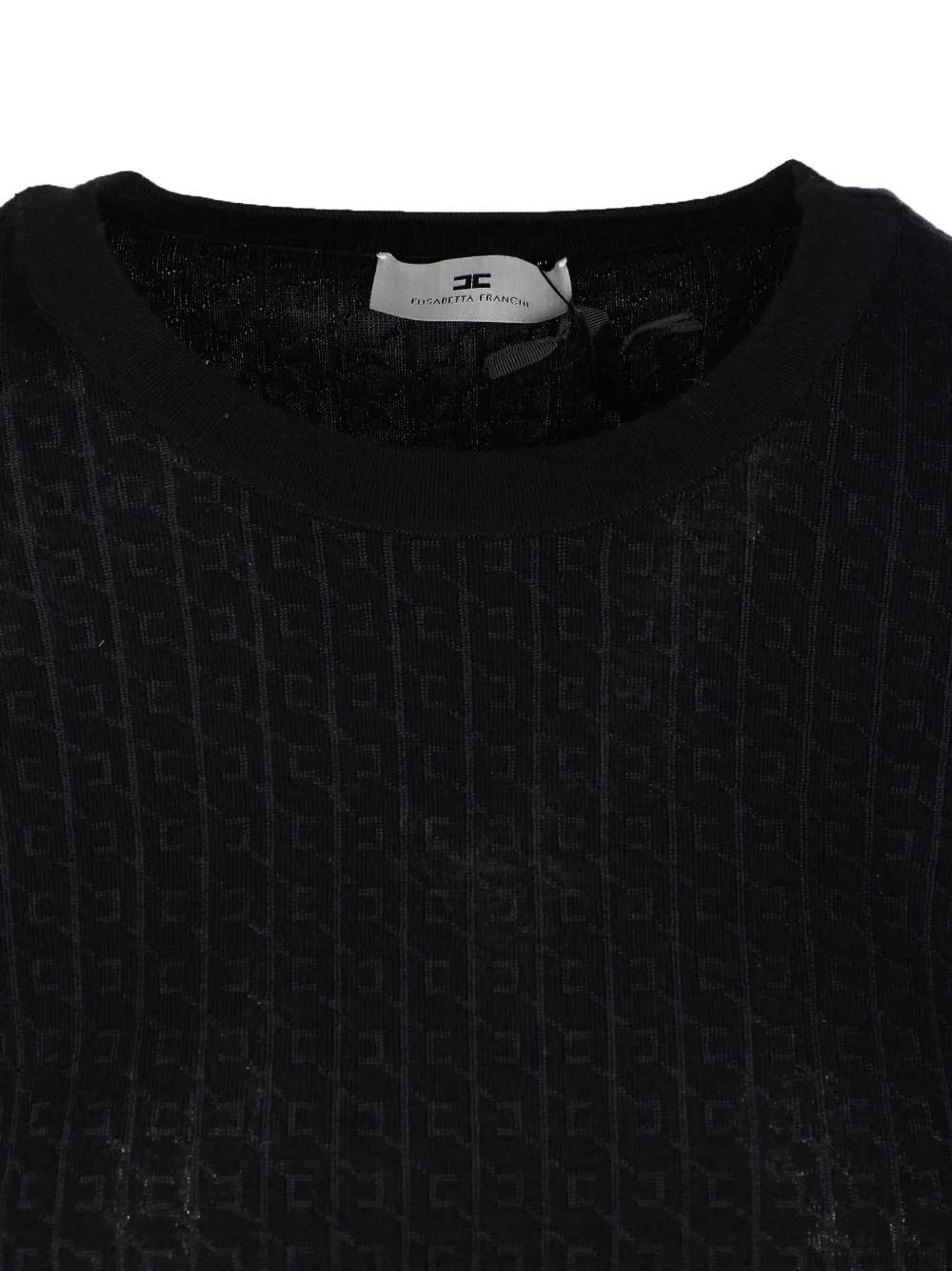 WOOL BLEND CREWNECK SWEATER Elisabetta Franchi