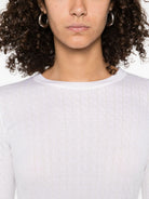 WOOL BLEND CREWNECK SWEATER Elisabetta Franchi