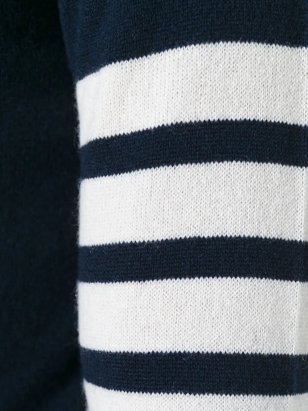 CLASSIC CREWNECK SHORT PULLOVER WITH WHITE 4 BAR STRIPE IN CASHMERE Thom Browne