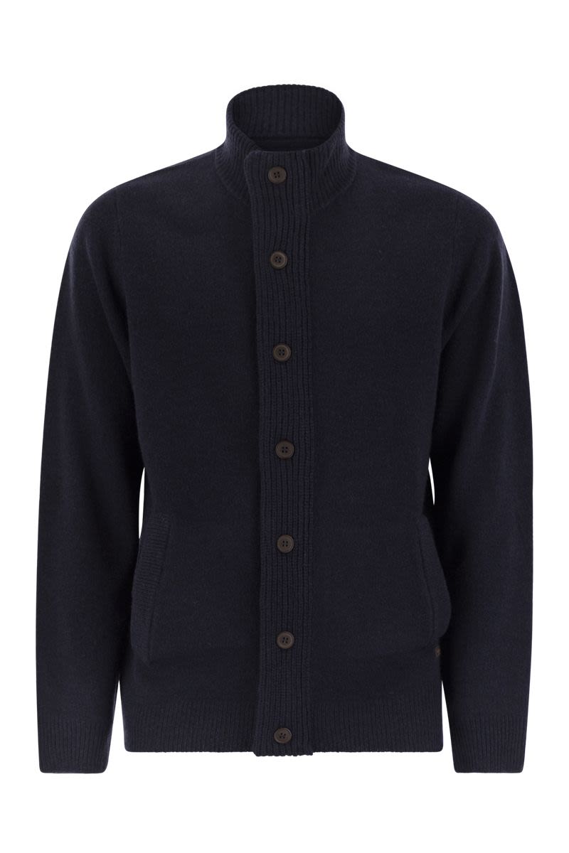 ZIP-UP JUMPER PATCH Barbour BLUE S