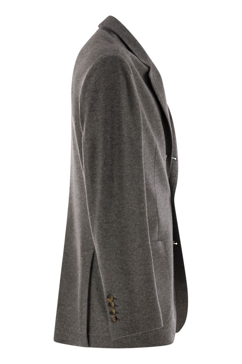 CASHMERE JERSEY BLAZER WITH PATCH POCKETS Brunello Cucinelli