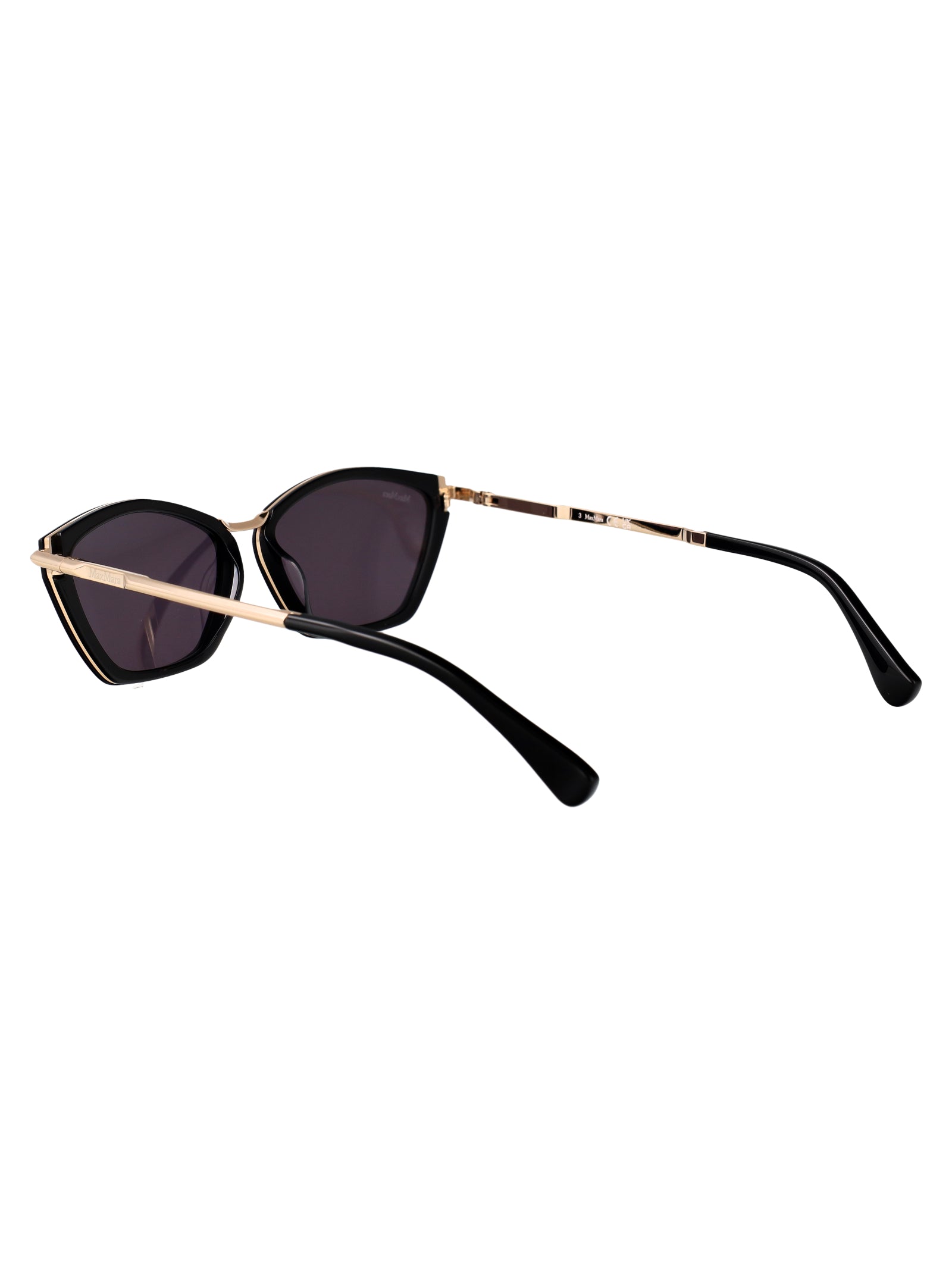 NERO LUCIDO / FUMO METAL SUNGLASSES Max Mara