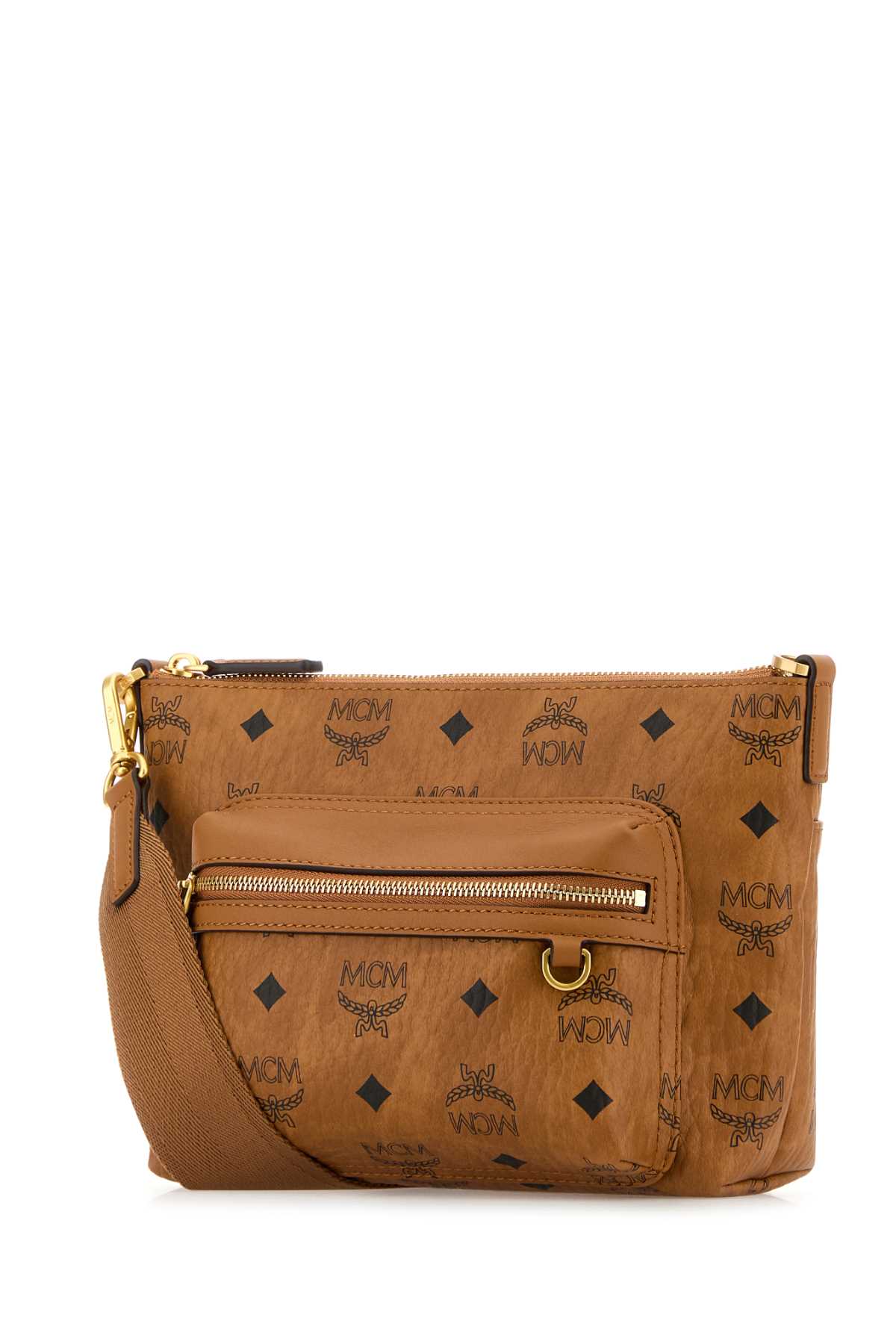PRINTED CANVAS SMALL AREN CROSSBODY BAG MCM