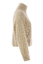 DAZZLING NET TURTLENECK SWEATER MADE OF MOHAIR AND WOOL WISPY Brunello Cucinelli