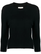 "MORA" LDS CROPPED SWEATER LOULOU DE SAISON BLACK S