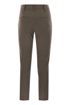 CIGARETTE TROUSERS IN STRETCH COTTON Brunello Cucinelli