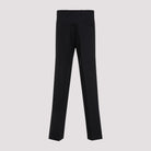 EMBROIDERED STRETCH WOOL PALAZZO PANT Miu Miu