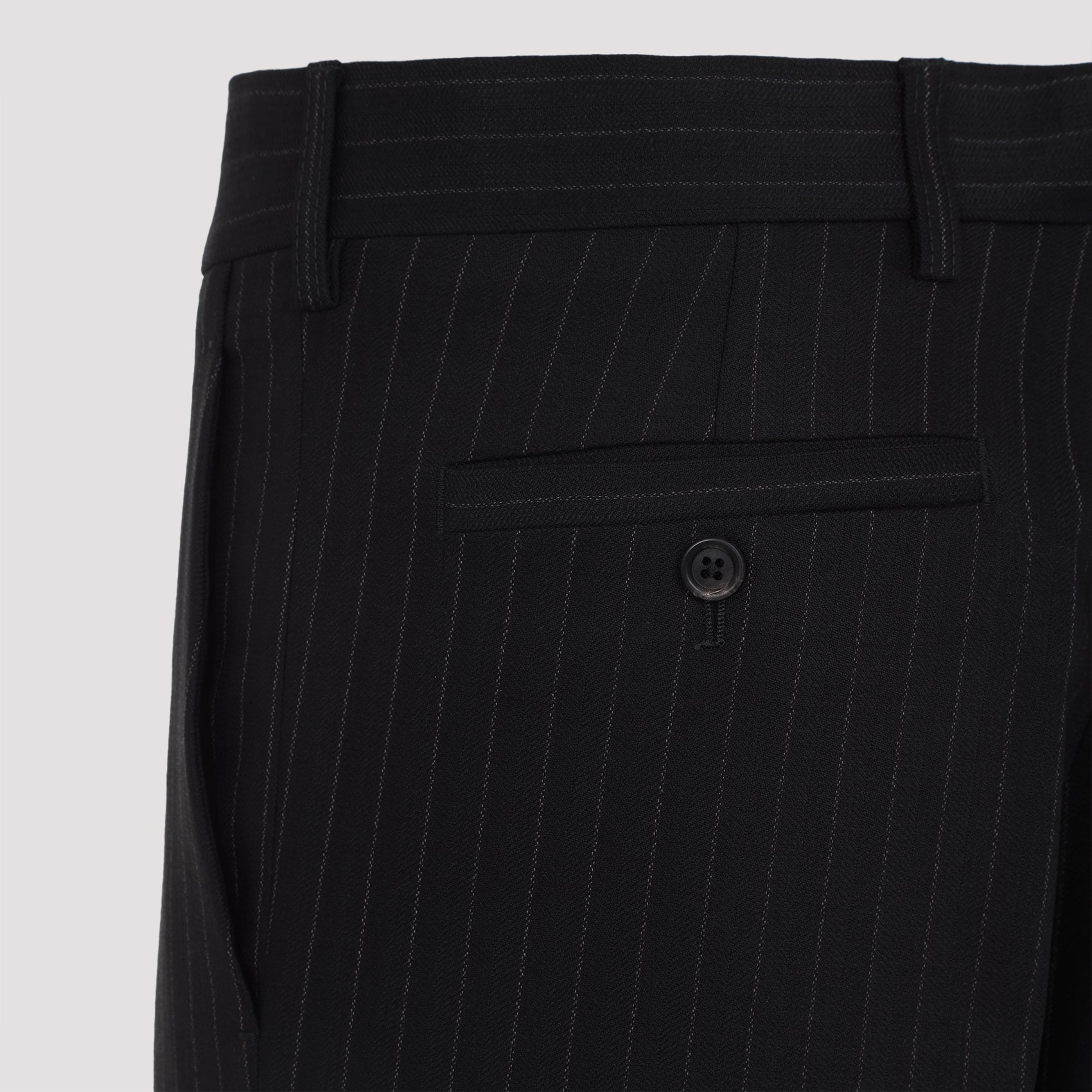 EMBROIDERED STRETCH WOOL PALAZZO PANT Miu Miu