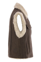 SLEEVELESS SHEARLING OUTERWEAR Brunello Cucinelli