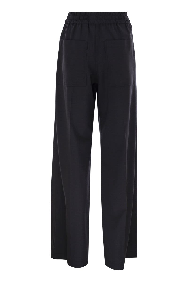 TROPICAL LUXURY WOOL LOOSE TROUSERS Brunello Cucinelli