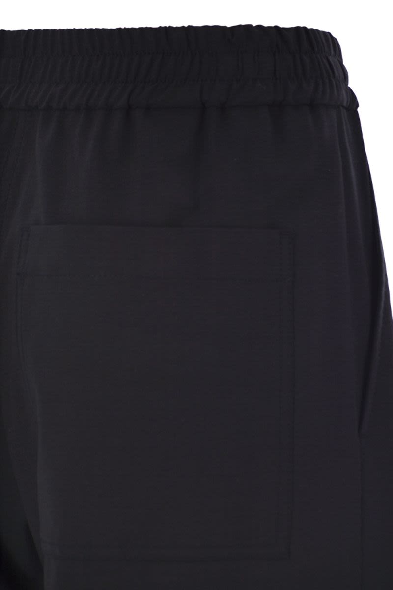 TROPICAL LUXURY WOOL LOOSE TROUSERS Brunello Cucinelli