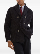 BLACK WOOL CASHMERE JACKET Brunello Cucinelli
