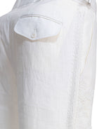 LINEN WHITE TROUSERS BODE