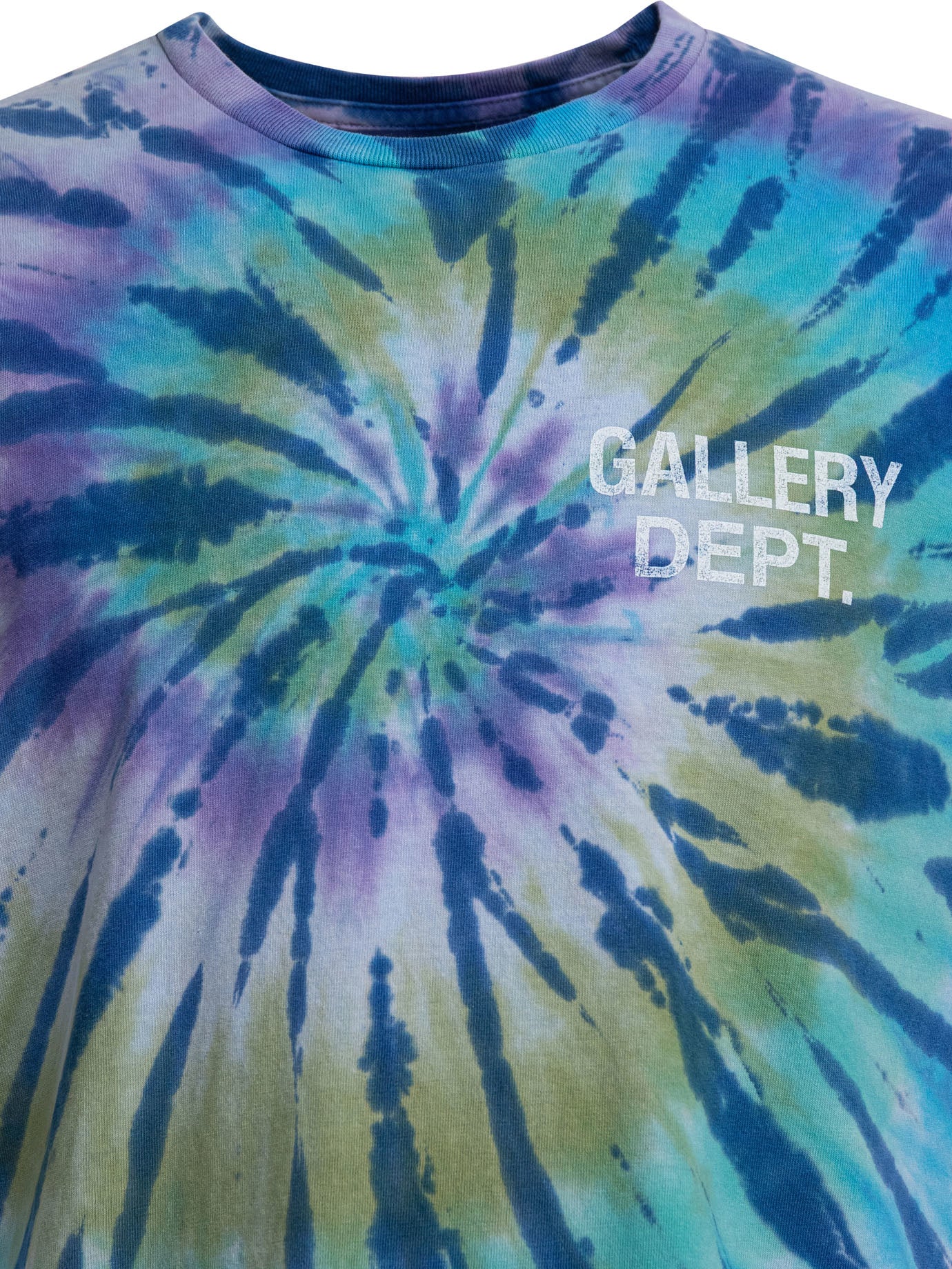 LIGHT BLUE COTTON T-SHIRT GALLERY DEPT.