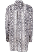 LONG SLEEVE OVERSIZED SNAKE SHIRT MICHAEL Michael Kors