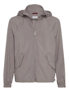 WATER RESISTANT BLOUSON JACKET Brunello Cucinelli DOVE GREY 46