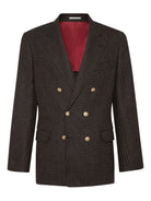 DOUBLE BREASTED JACKET Brunello Cucinelli BROWN 50