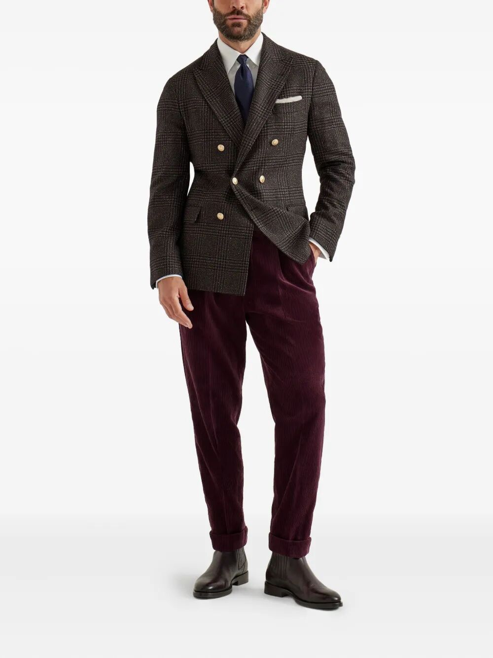 DOUBLE BREASTED JACKET Brunello Cucinelli