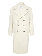 CASHMERE VELVET COAT Brunello Cucinelli WHITE 48
