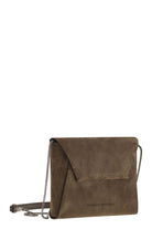 BC DUO SUEDE CLUTCH BAG WITH PRECIOUS CHAIN Brunello Cucinelli