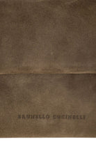 BC DUO SUEDE CLUTCH BAG WITH PRECIOUS CHAIN Brunello Cucinelli