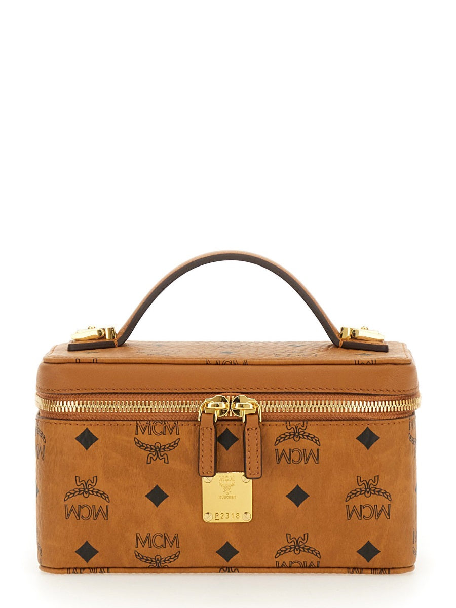 BORSA CON LOGO MCM BUFF UNI
