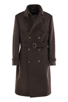WOOL TRENCH Brunello Cucinelli BROWN 54