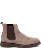 CHELSEA BOOT IN SUEDE Brunello Cucinelli TURTLEDOVE 44