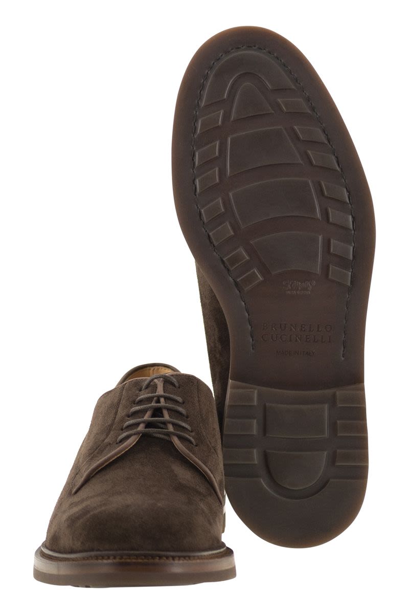 DERBY CAMOSCIO CORVINO Brunello Cucinelli