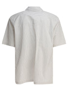 "MADS POPLIN STRIPE SS" SHIRT Norse Projects BEIGE S