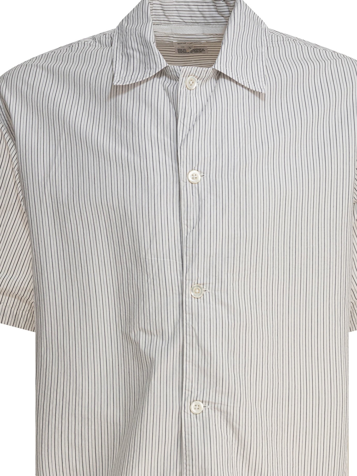 "MADS POPLIN STRIPE SS" SHIRT Norse Projects