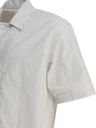 "MADS POPLIN STRIPE SS" SHIRT Norse Projects