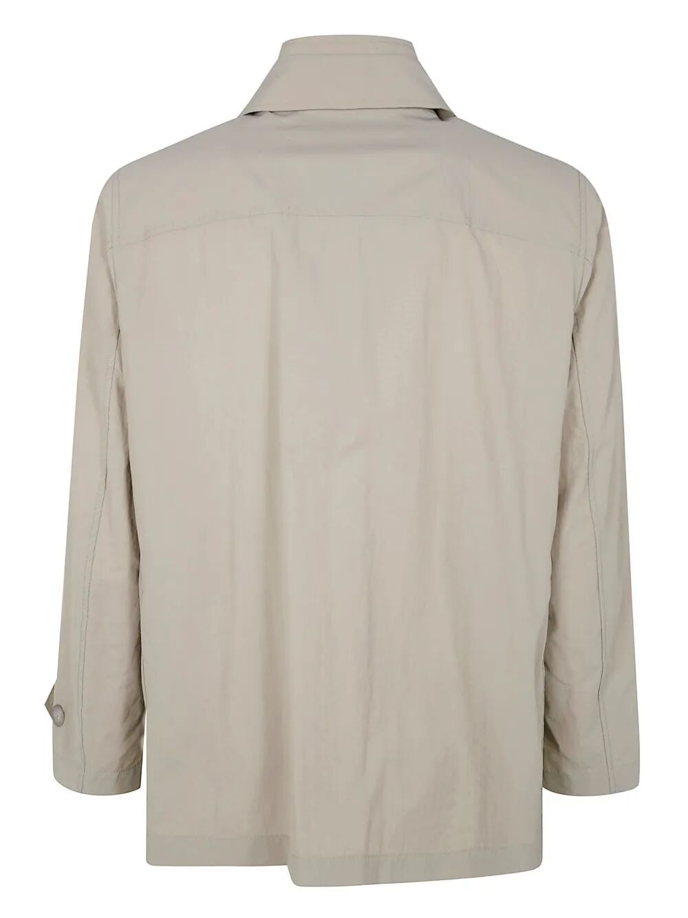 Grey Fay polyamide jacket, close-up of fabric