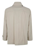 Grey Fay polyamide jacket, close-up of fabric