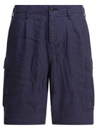 LINEN CARGO SHORTS Nonnative BLUE 3