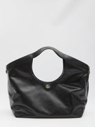Black Gucci Giglio tote bag with Double G detail, front view
