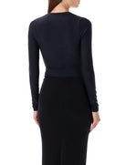 LONG SLEEVE DEEP V BODY SUIT ETERNE