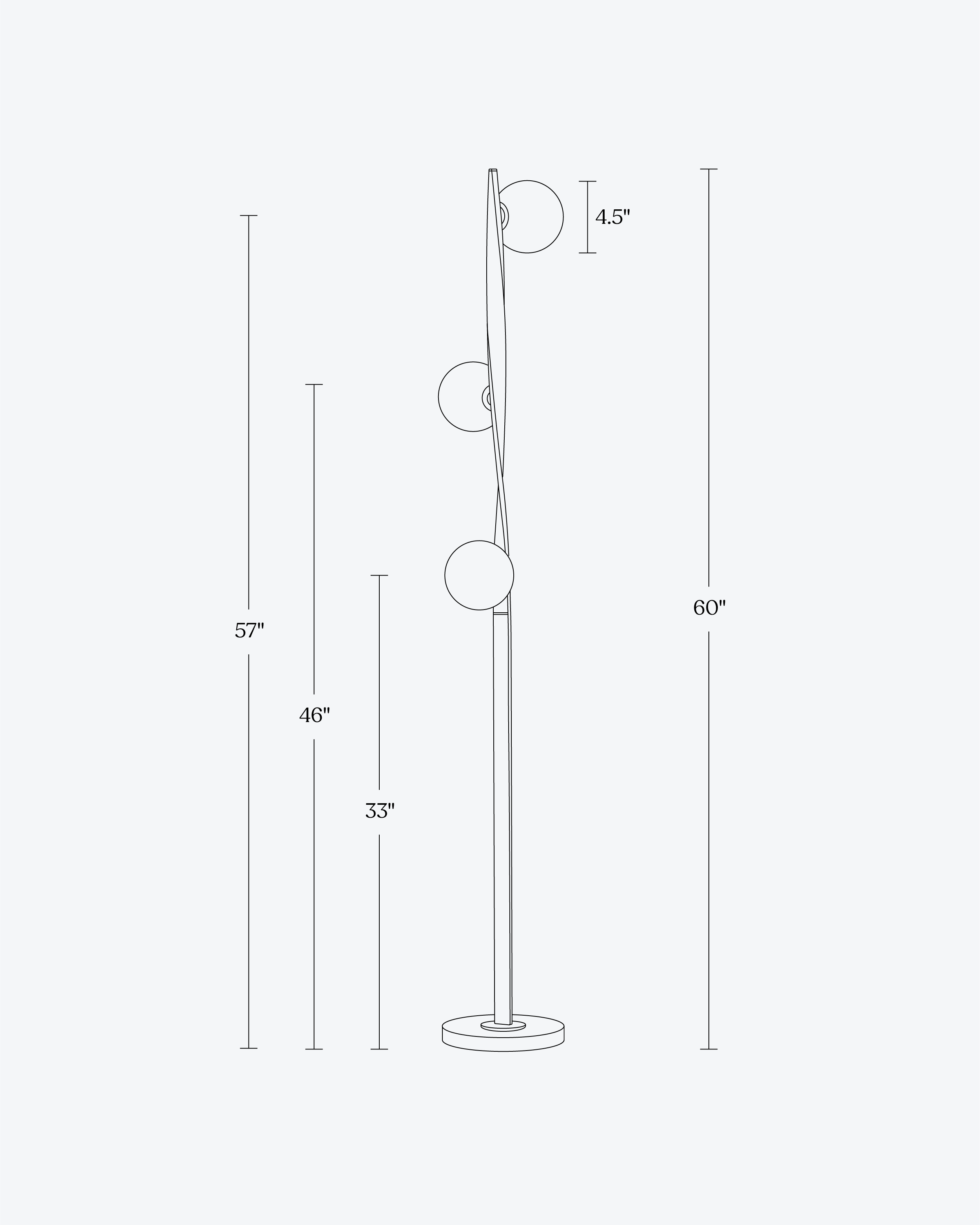 Nola Floor Lamp Brightech
