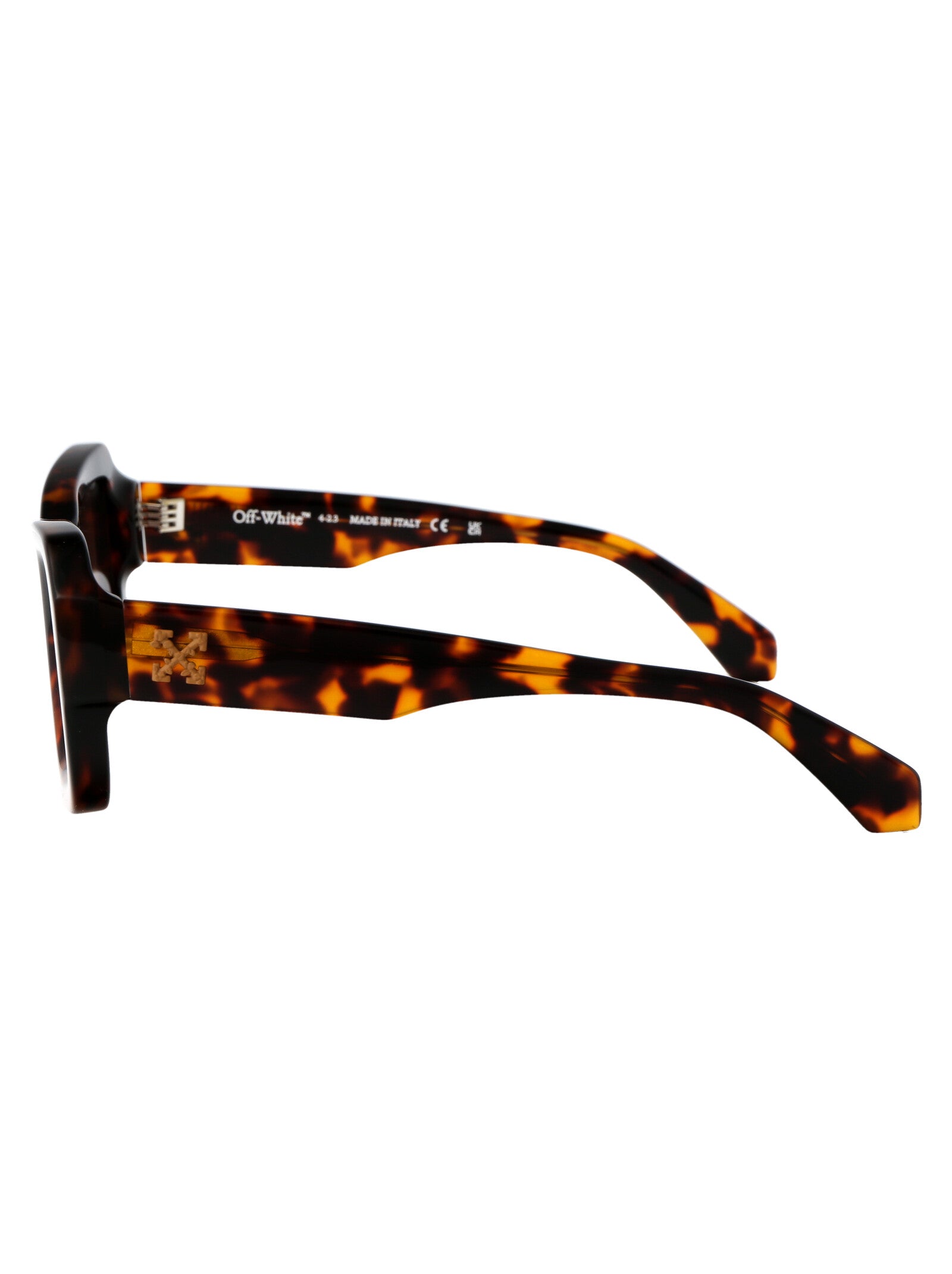 HAVANA ACETATE SUNGLASSES Off-White