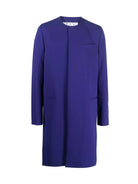 WAVE TAG DRY WOOL SKATE COAT Off-White PURPLE 50