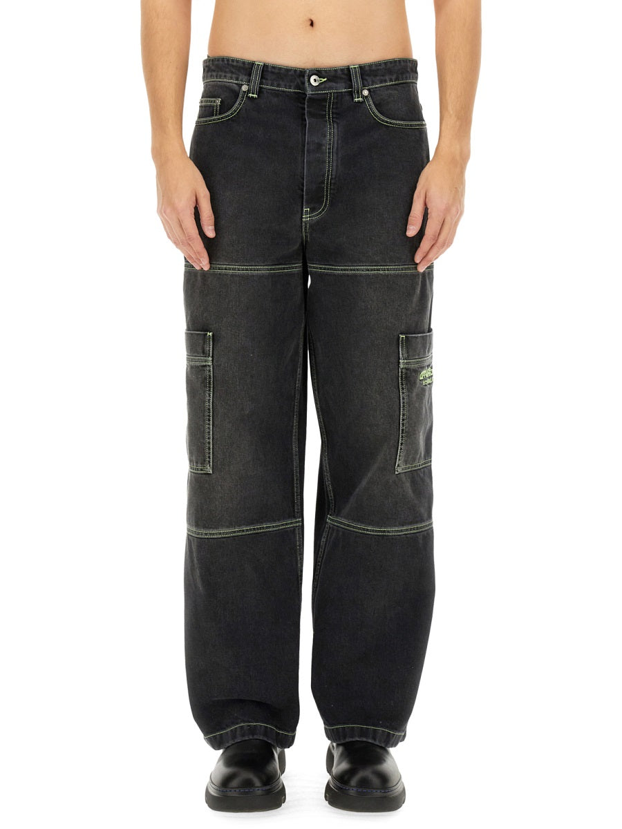 IRREGULAR CARGO JEANS