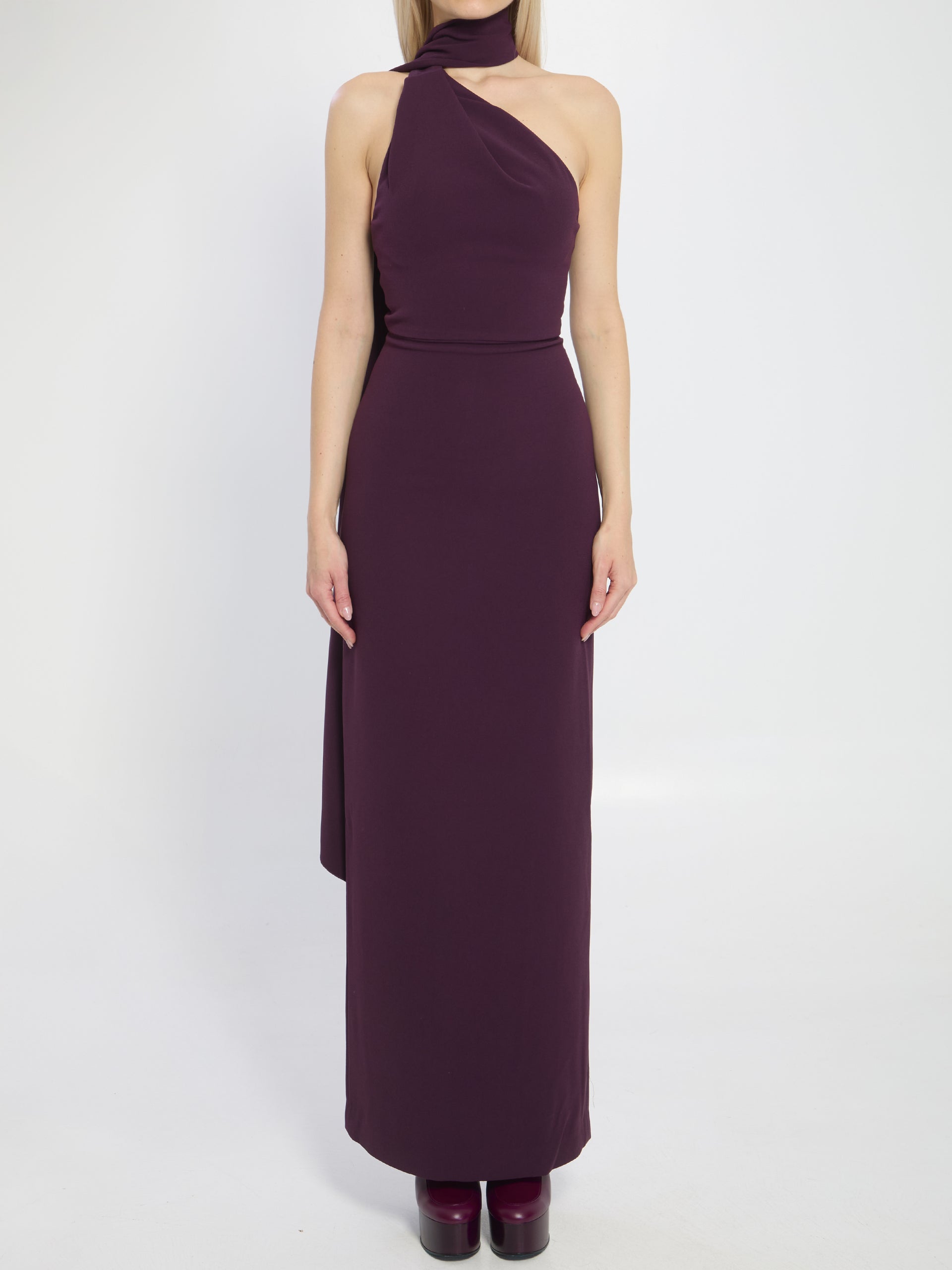 DEMI MAXI DRESS - PURPLE / 6 DEMI MAXI DRESS - PURPLE / 6