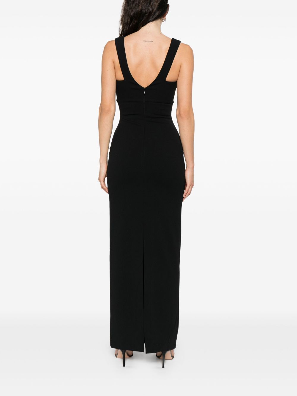 NALANI MAXI DRESS IN BLACK SOLACE London