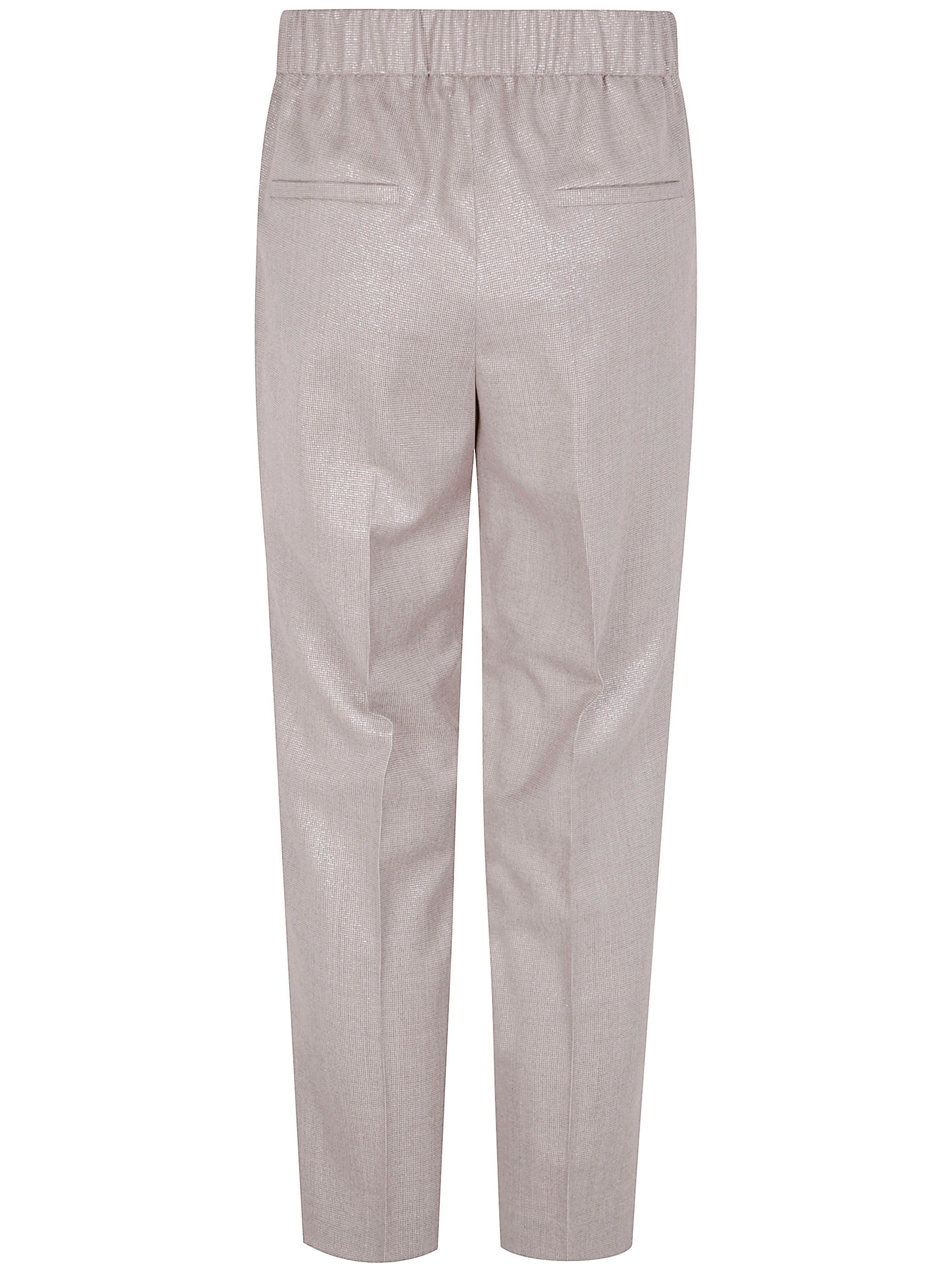 MICRO PIED DE POULE TROUSERS Peserico