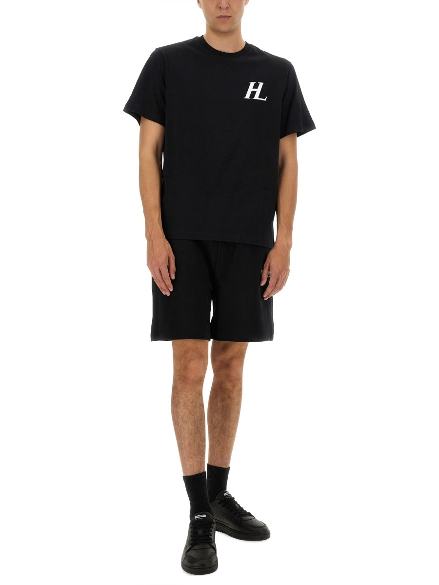 BLACK COTTON SHORTS Helmut Lang
