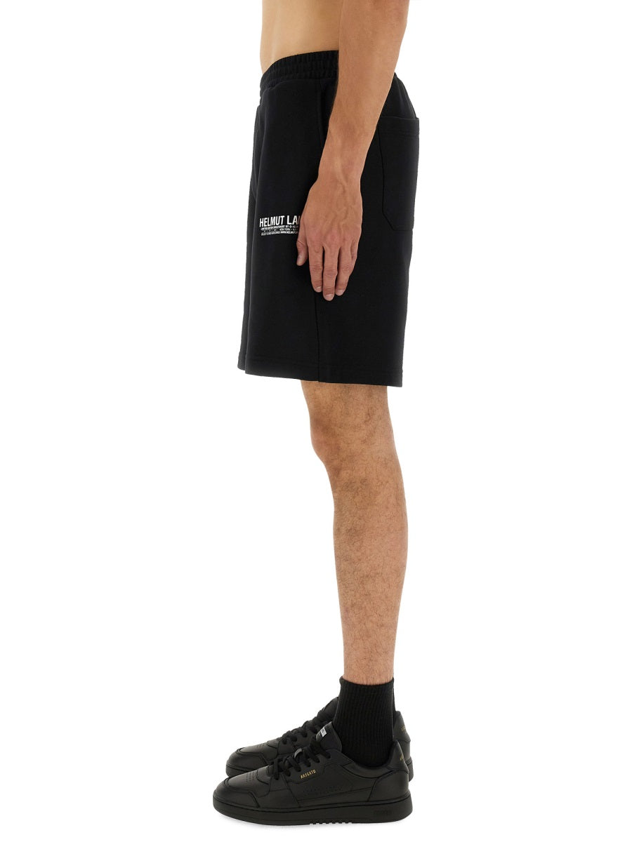 BLACK COTTON SHORTS Helmut Lang