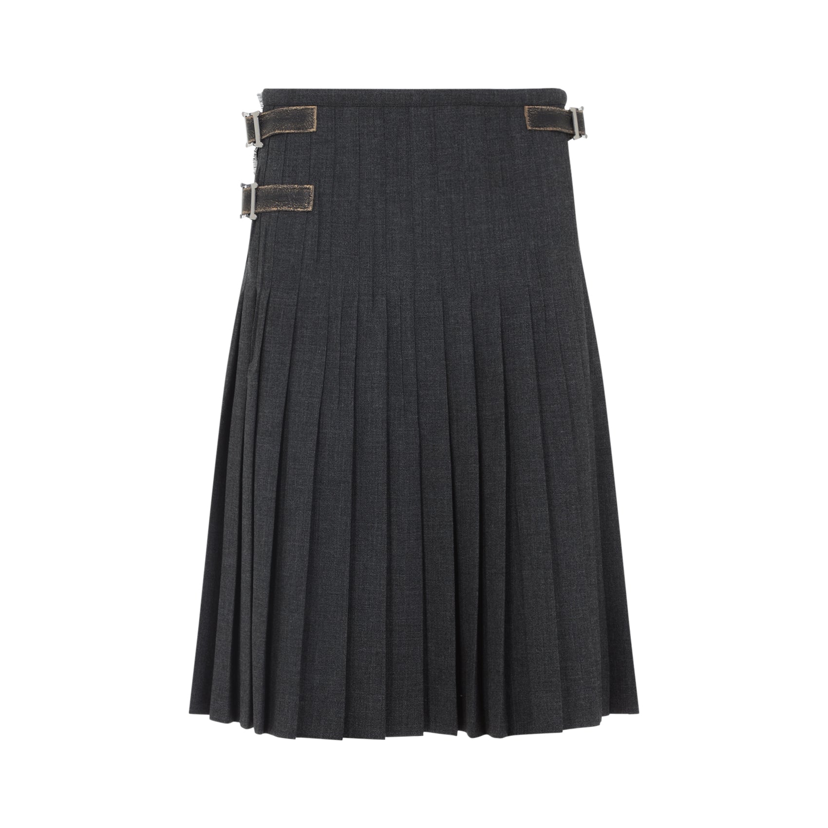 PLEATED SKIRT Prada grey 42