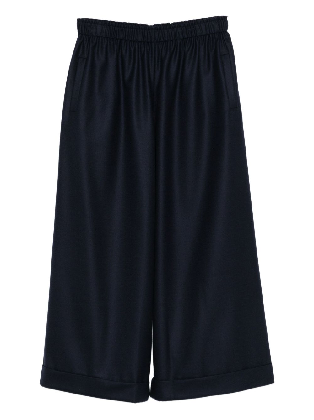 TROUSERS WITH AN ELASTIC WAISTBAND DANIELA GREGIS BLUE UNICA