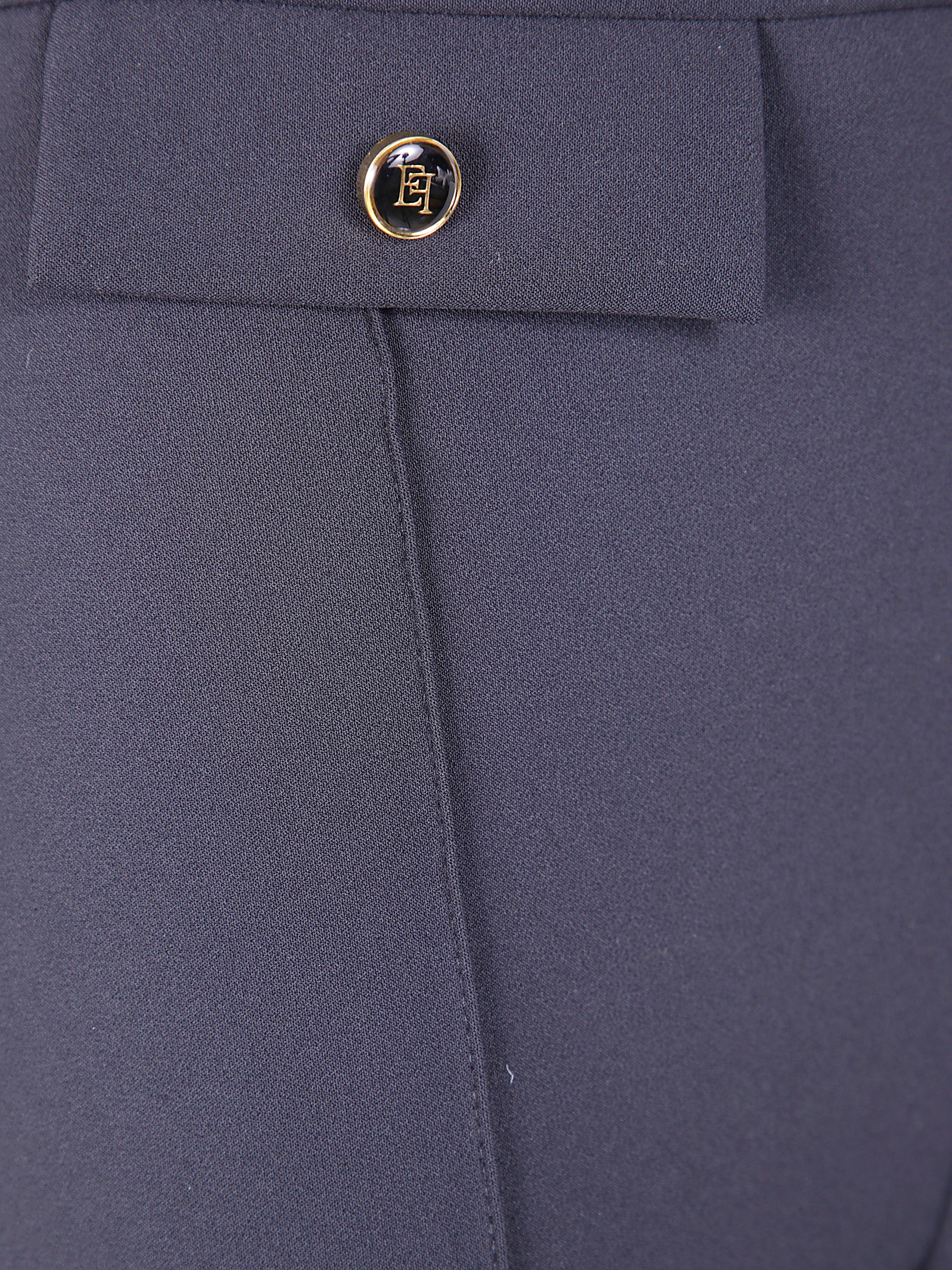 TROUSERS WITH LOGO BUTTONS Elisabetta Franchi